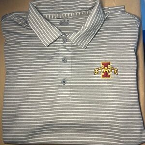 IOWA State Cyclones College Polo Shirt Mens Small